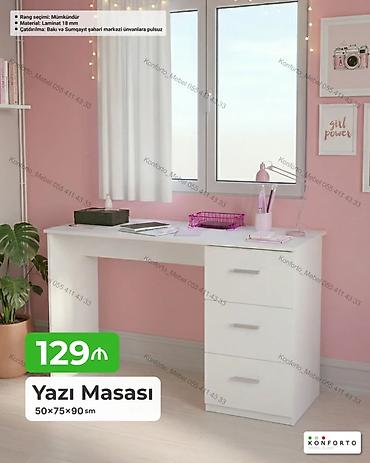 demir masa: Düz masa, Stulsuz, Polkasız, Siyirməli, Sadə laminat — 1