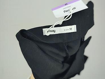 lniane spodnie pull and bear: Spodnie materiałowe damskie, rozmiar M — 4