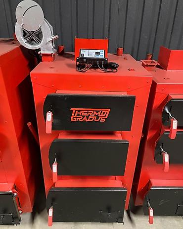 для казана: Твердотопливный котёл Новый, Бренд: Thermo Gradua, Для дома, Тип управления: Механический — 2