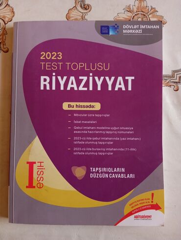 yeni test toplusu: Riyaziyyat test toplusu alındığı gündən bəri işlənməyib. Xocasən və