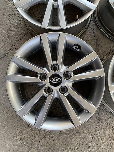 5 114 3 16: Литые Диски R 16 Hyundai, Комплект, отверстий - 5, Б/у — 5