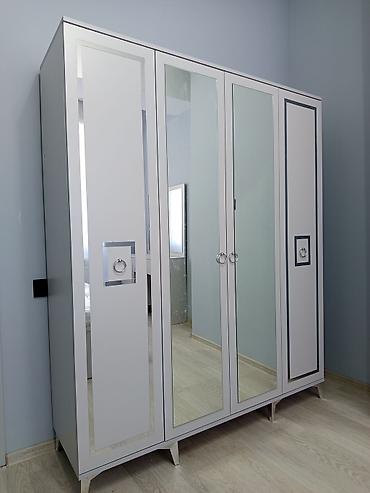 Yeni, 4 qapılı, Güzgülü, Ağ, Açılan, Düz dolab lalafo.az -da — 2 Yeni, 4 qapılı, Güzgülü, Ağ, Açılan, Düz dolab — 2
