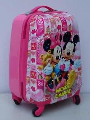 Rančevi, torbe i koferi: Dečji kofer na točkiće – motiv Mickey & Minnie - Tvrda školjka od — 3