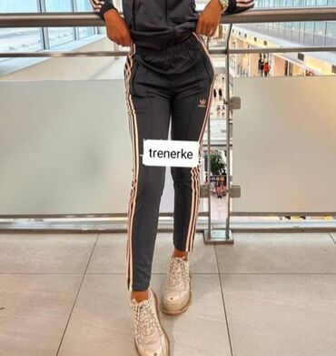 Donji deo: Trenerka ženski donji delovi Adidas Novo Mokra likra Veličine s m l — 2