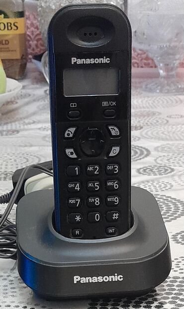 stasionar ev telefonu: Stasionar telefon Panasonic, Simli, İşlənmiş, Pulsuz çatdırılma