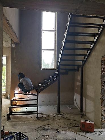 Обшивка лестниц: Каркас жасайбыз — 16