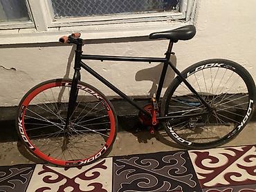 Фикс-байк (single speed) с колесами LOOK - Рама: стальная