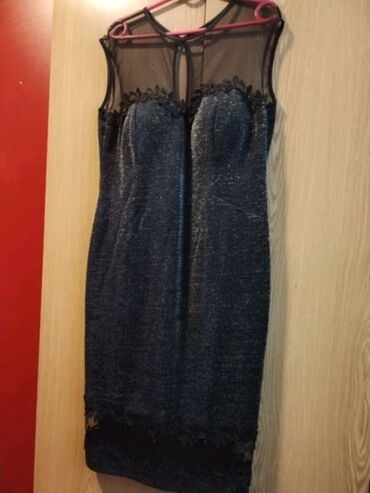 haljine pamuk sa elastinom: Hugo Boss 2XL (EU 44), bоја - Crna, Koktel, klub, Kratkih rukava