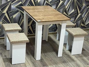 Masa və oturacaq dəstləri: Yeni, 4 stul — 16