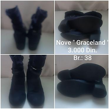 shoes: Nove Graceland kratke ženske čizmice - Materijal: eko velur - Boja — 4