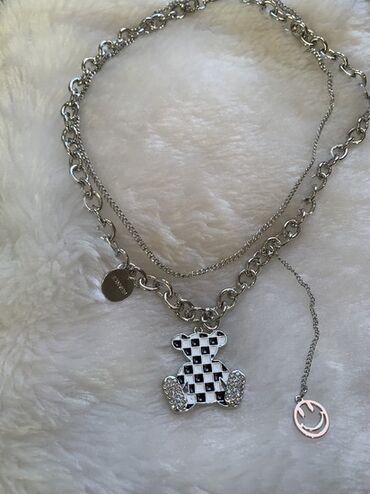 od lana: Prelep i masivan original lanac ogrlica Nuance, sa velikim pepito
