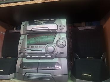 сд аудио: Музыкальный центр Panasonic SA‑AK35 с акустикой Работает Радио и AUX — 2