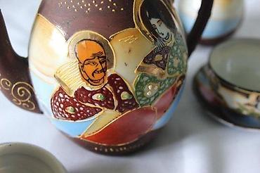 casa coca cola: UNIKATNI STARI KINESKI PORCELAN RUČNO BOJEN, KOMPLETAN SET | Veoma — 7