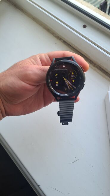 qol siniqlari: Tecili satilir! Samsung Galaxy Watch 4 Classic 46mm. Saatin hec bir