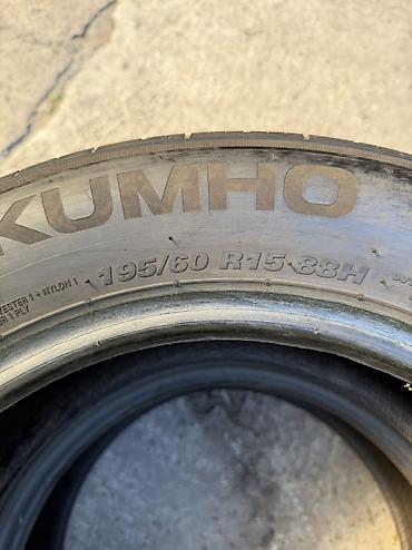 15: Шины 195 / 60 / R 15, Лето, Б/у, Пара, Легковые, Корея, Kumho — 4