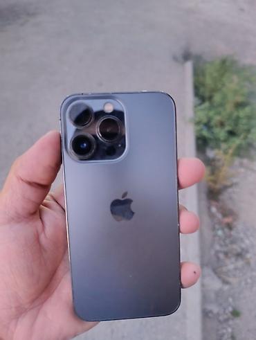 iphone se: IPhone 13 Pro, Б/у, 128 ГБ, Black Titanium, Защитное стекло, Чехол, 100 % — 1
