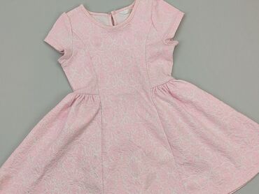 sukienki pudrowy róż koronka: Sukienka, S, stan - Dobry