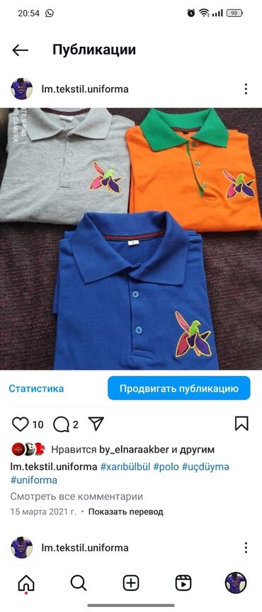 Reklam, çap: UNIFORMALAR İş geyimi tipli polo köynək - Rəng: Qırmızı-qara iki — 16