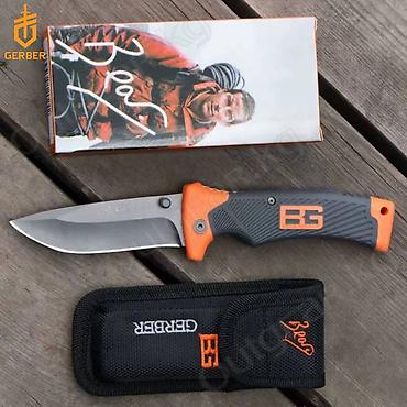 нож штык: 🟠 Нож Gerber Bear Grylls Scout с чехлом (без серрейтора) 🟠 ⠀ — 3