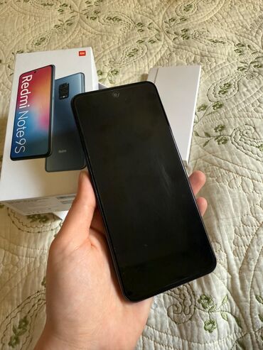 irshad telecom xiaomi note 8: Xiaomi Redmi Note 9S, 128 GB, rəng - Boz, 
 İki sim kartlı, Face ID, Sənədlərlə