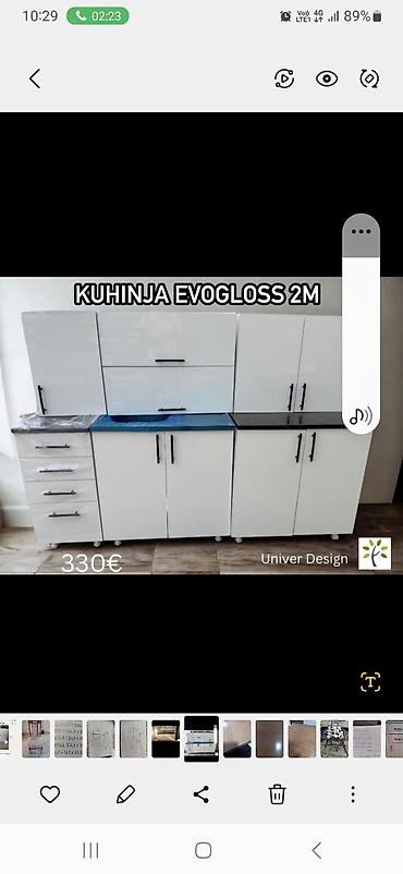 Kuhinjski nameštaj: Kuhinjski elementi – komplet visećih i donjih elemenata sa radnim — 7