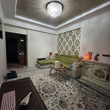 Продажа квартир: 1 комната, 46 м², Асанбай мкр Элитка, 11 этаж, Старый ремонт — 1