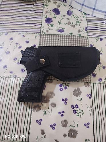 dəmir tapança: Glock 17 üslublu airsoft tapançası Tam dəmir korpus 800qr çəkisi — 3