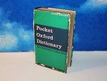 duplim: Pocket oxford dictionary of current englishtvrd povez 17 cmzastitni — 4