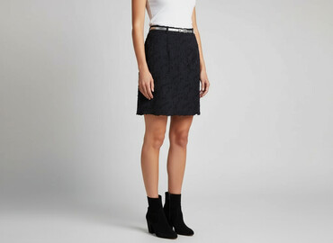 skórzane spódniczka stradivarius: H&M, Spódnica damska, rozmiar S