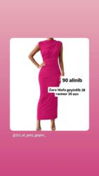 свадебные платья в баку: Вечернее платье, Миди, Zara, M