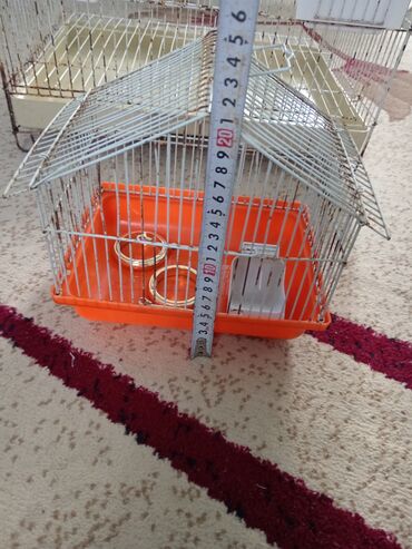 Qəfəslər: Quş qəfəsləri dəsti - 2 ədəd metal qəfəs: biri böyük, biri kiçik — 5