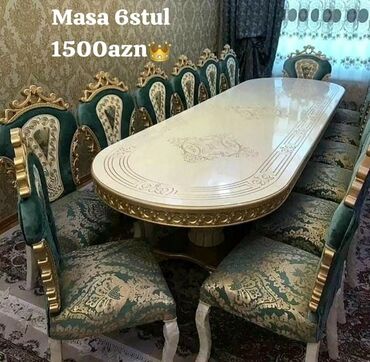 masa restoran: Yeni, Oval masa, Azərbaycan