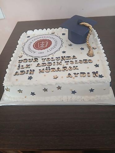 səkilli tortlar: Fərdi dizayn tortları – tematik və yazılı - Məzuniyyət, ad günü, uşaq — 5