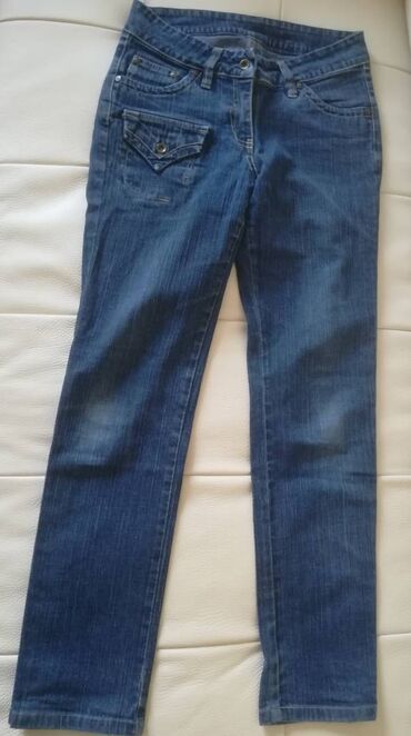 zenske pantalone original: Farmerke vel S, kao nove, obim struka 70 cm, dužina 95 cm. Pogledajte