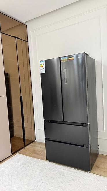холодильник для цветы: Холодильник French Door, 4‑дверный, цвет графитовый металл. - Формат — 3
