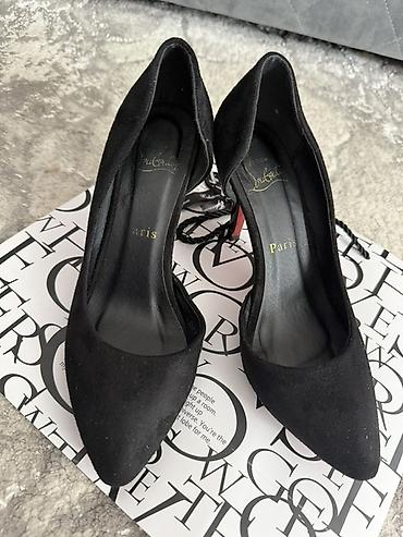 stephane christian: Туфли, 35, Christian Louboutin, Б/у, цвет - Черный, Самовывоз — 1