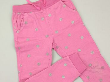 różowa letnia sukienka: Sweatpants, Little kids, 9 years, 128/134, condition - Good