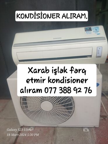 ikinci el radiyatorlar: Kondisioner 100-dən çox kv. m