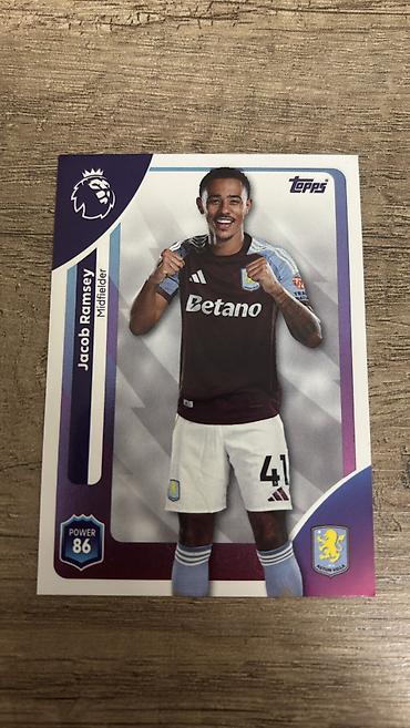 as tal: Джейкоб Рамси (Aston Villa) — Topps Premier League 2026, Debut Edition — 1