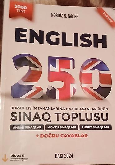 kulinariya kitabı: Məhsul: “English 250 – Buraxılış imtahanlarına hazılaşanlar üçün sınaq — 1