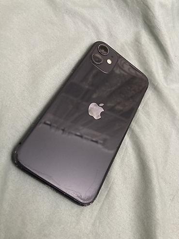 Apple iPhone: IPhone 11, Б/у, 64 ГБ, Черный, Чехол, 75 % — 1