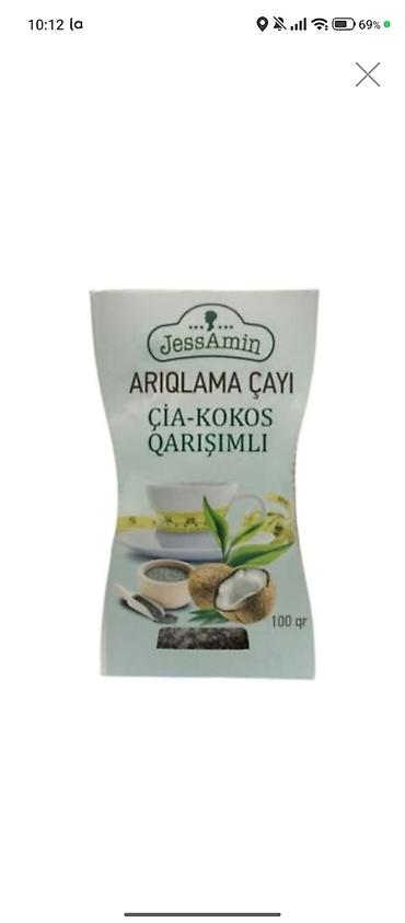 içki: Arıqlamaq üçün JessAmin çayı chia və hindqozu ilə əlavə edilmiş bir — 1
