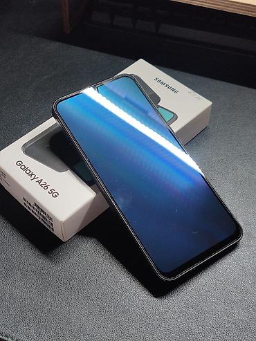 a tech: Samsung Galaxy A26 5G, Б/у, 128 ГБ, цвет - Черный, 1 SIM, 2 SIM — 2