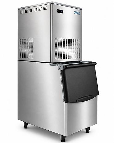 №: 3895 Məhsulun adı: Buz generatoru Hicon 250 kq/gün, gümüşü Brend