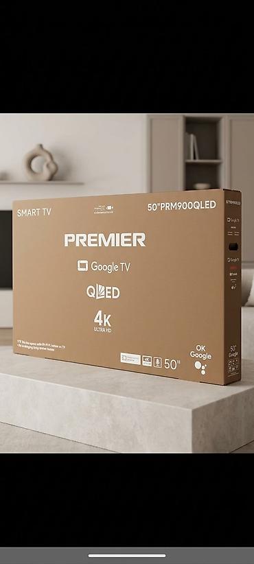 smart box: PREMIER PRM900QLED 50" Smart TV - 50 düym ekran ölçüsü - QLED panel – — 1