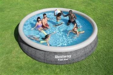 Переносные плиты: Надувной бассейн Bestway 57376(396х84 см) - совмещает в себе отличное