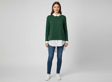 c a tuniki: Gina Tricot, Women's blouse, size M