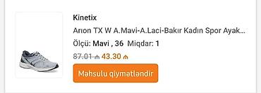 usaq ucun krasovkalar: Krasofka 36 razmer tezedi — 2