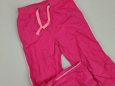 ocieplane legginsy dla dziewczynki 110: Sweatpants, 4-5 years, 110, condition - Good