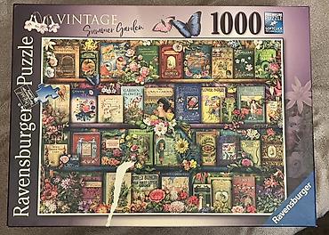 kohnə oyuncaqlar: Ravensburger Puzzle Pazl – Vintage Summer Garden, 1000 parçalı - — 1